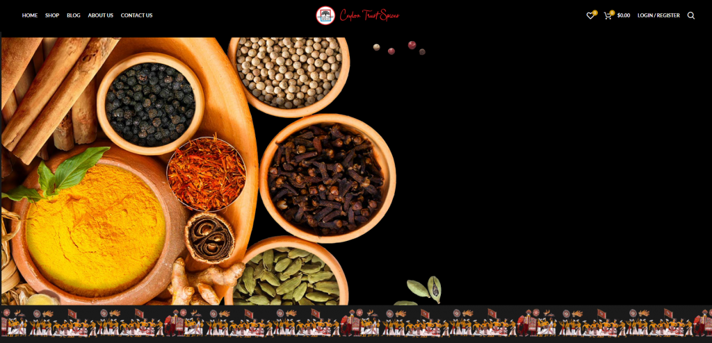 Ceylon Trust Spices | Ecommerce Website
