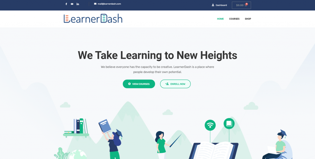 LearnerDash | LMS Website